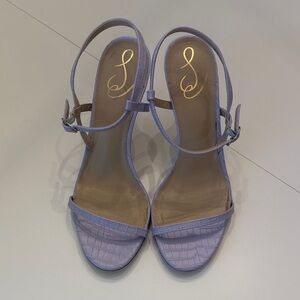Sam Edelman Doran, Lilac Croc Strappy Heels